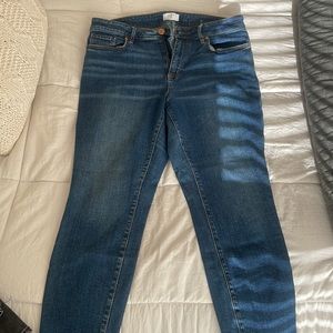 Loft curvy skinny ankle jeans size 12 petite